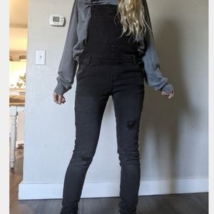 Black overalls